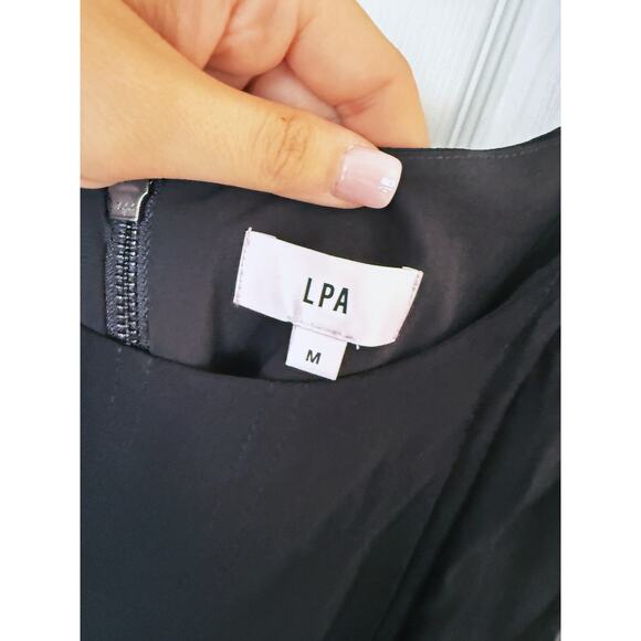 NWT LPA Whimsigoth Cropped Corset Top Medium Black Y2K Vamp Dark Fairy Punk Emo - Picture 6 of 6